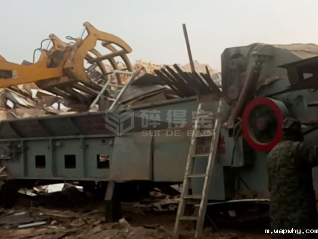 湖州综合破碎机现场